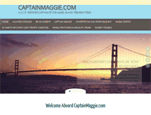 Tablet Screenshot of captainmaggie.com